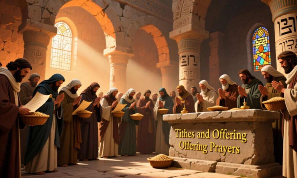 25 Tithes and Offering Prayers with Scriptures