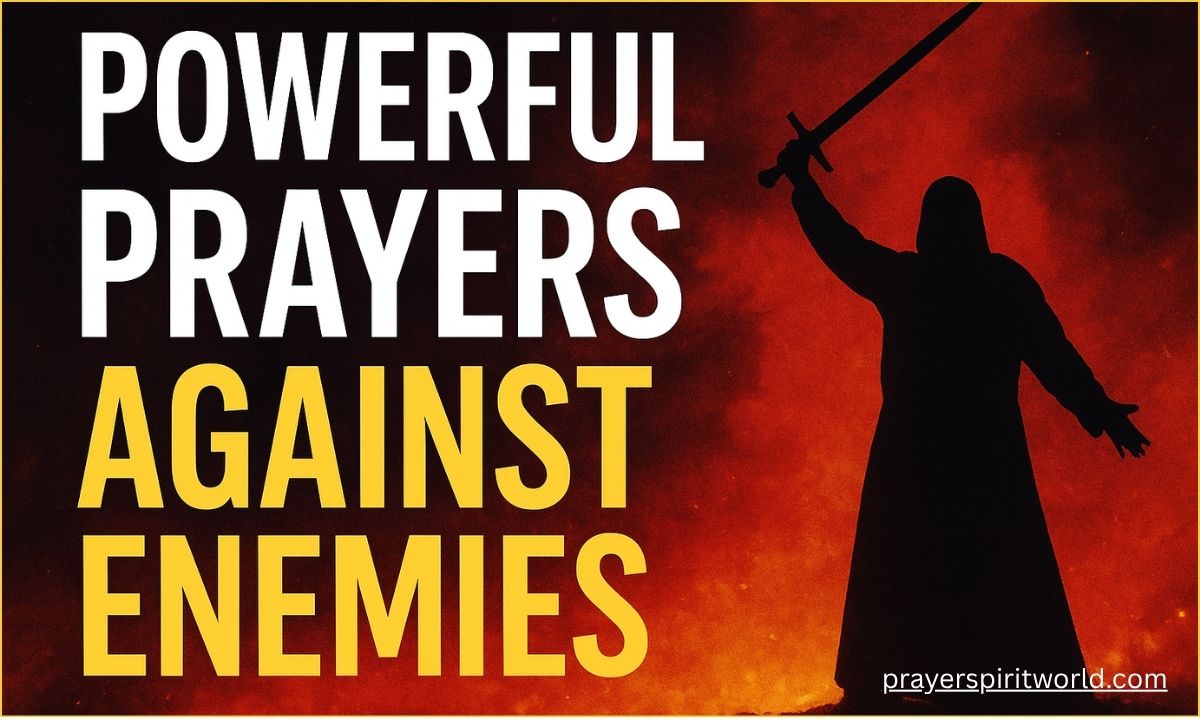 75 Powerful Prayers Against Enemies with Bible Verses for Divine Protection & Victory