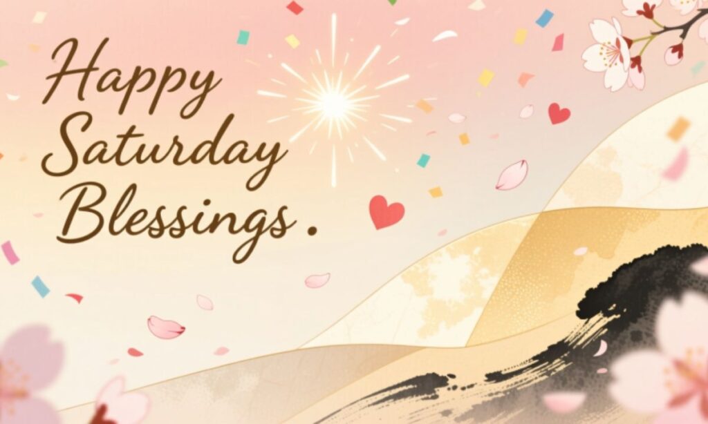 Happy Saturday Blessings
