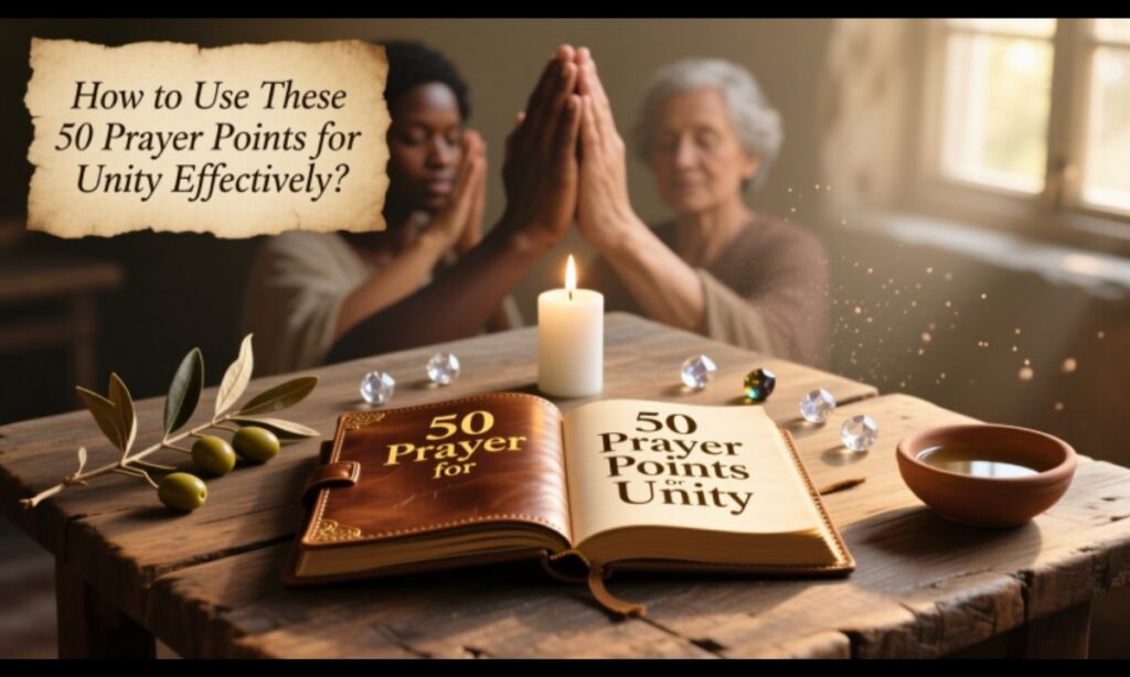 How to Use These 50 Prayer Points for Unity Effectively?