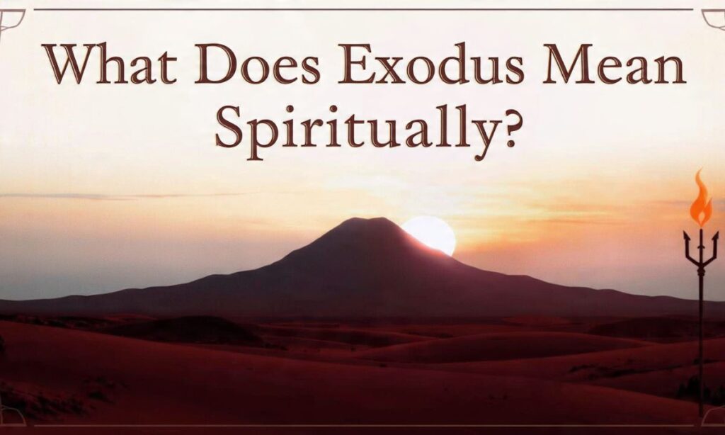What Does Exodus Mean Spiritually?