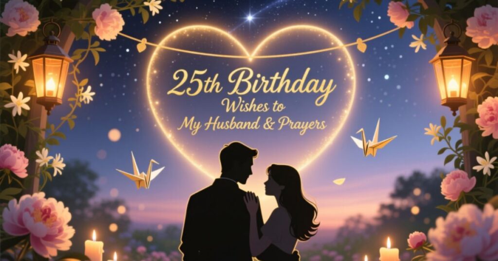 25 Birthday Wishes to My Husband and Prayers