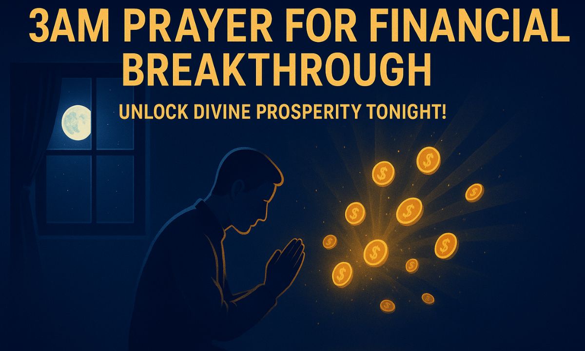 3AM Prayer for Financial Breakthrough
