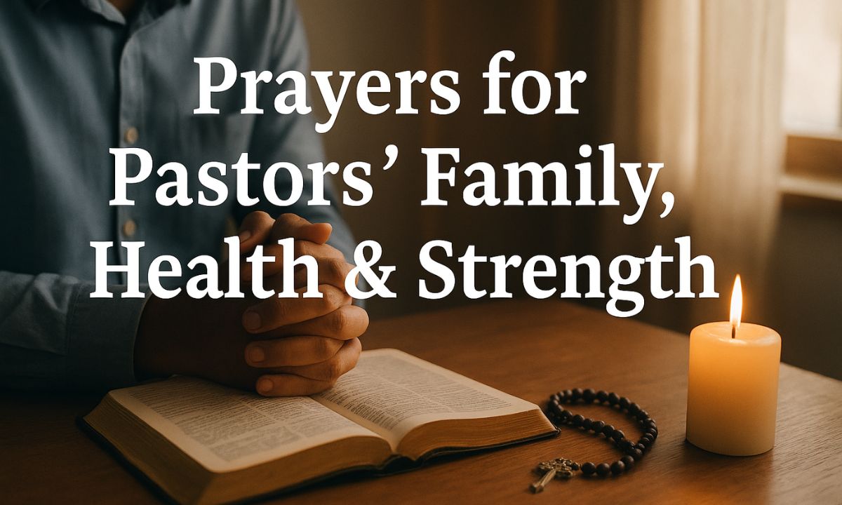 50 scriptures to pray for your pastor