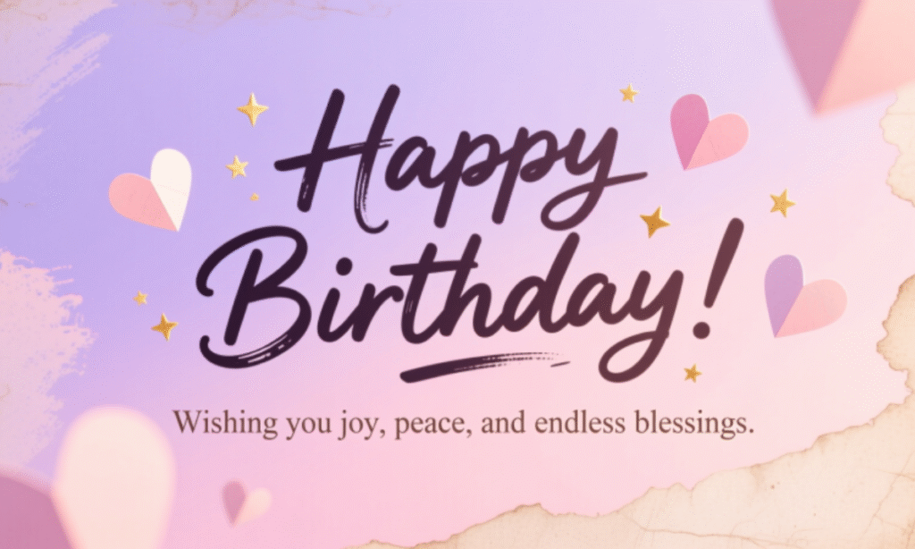 Appreciation Message and Prayers for Birthday Wishes
