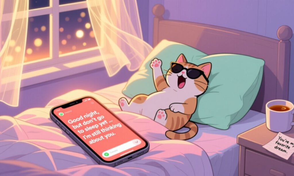 Flirty and Funny Good Night Texts