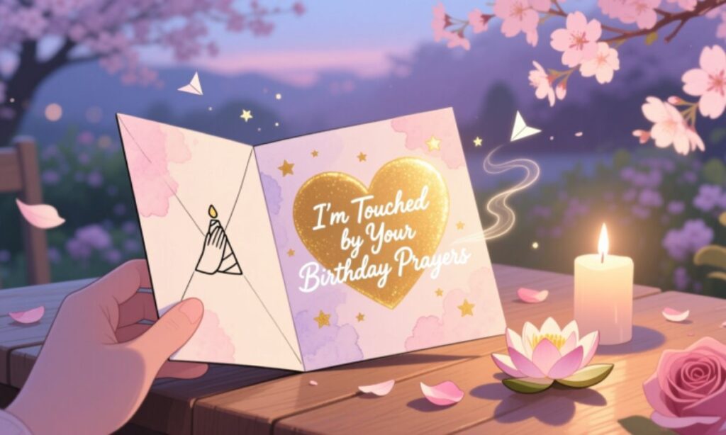 I'm Touched by Your Birthday Prayers
