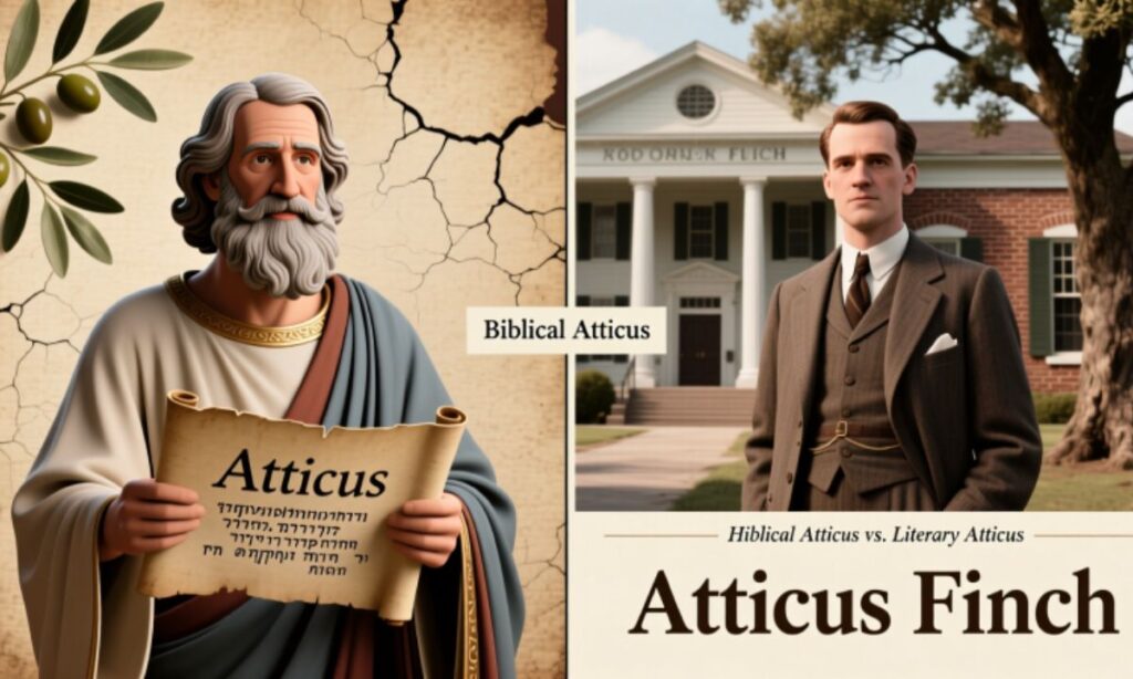 Is Atticus in the Bible the Same as Atticus Finch?