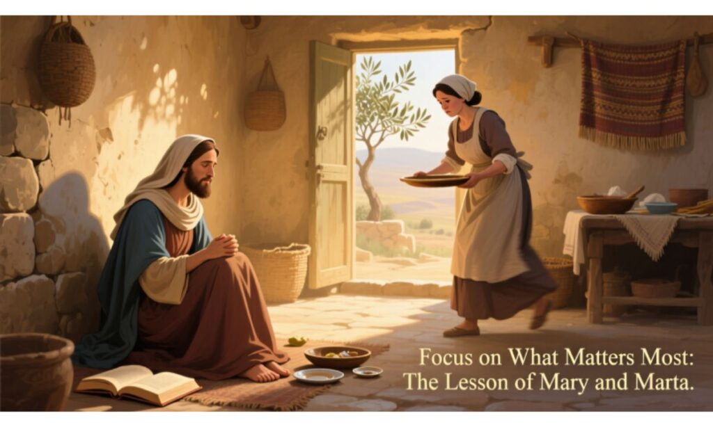 Key Lessons from the Mary and Martha Bible Story