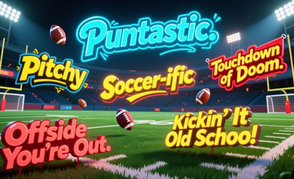 Football Pun Names for Fantasy Teams